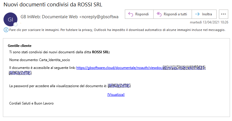 Come condividere documenti con clienti esterni (senza area GB)? - 5
