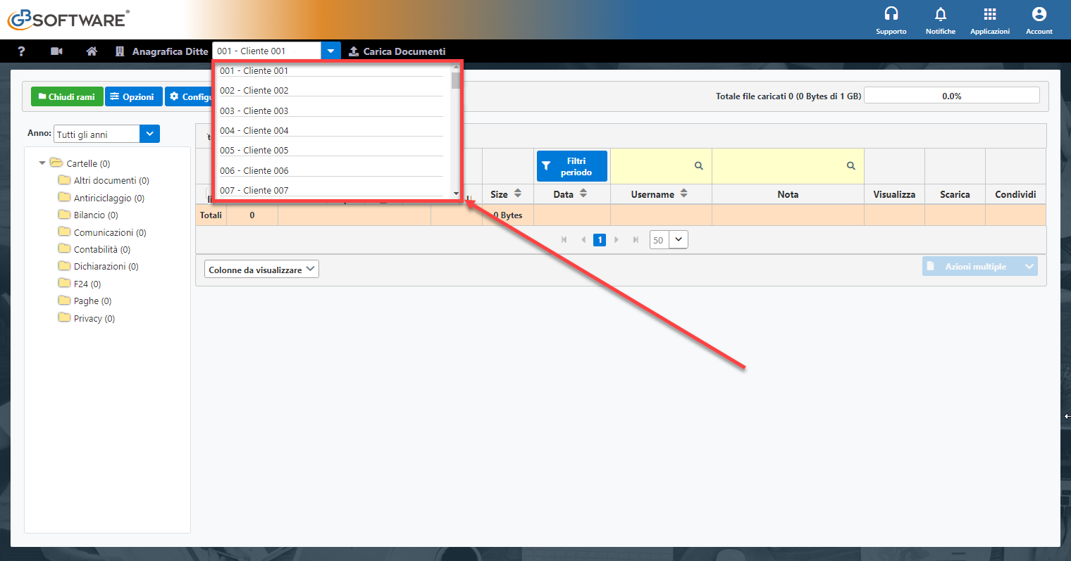 Come condividere documenti con i clienti dello studio? - 5