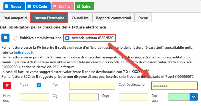 Come emettere fattura elettronica a un cliente estero? - 3
