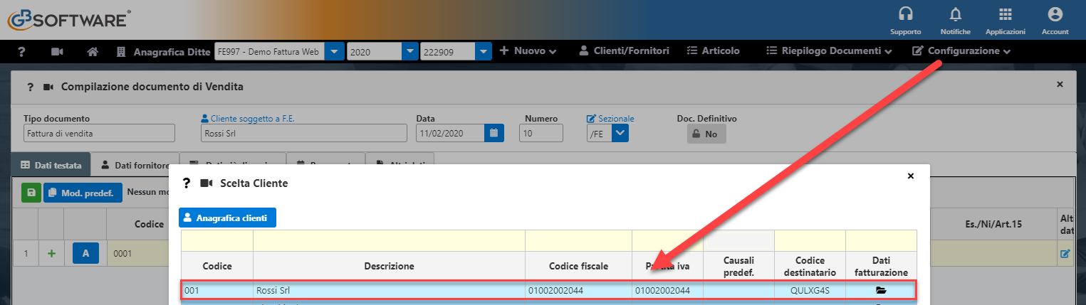 Come gestire una fattura scartata con errore 00320 - 00399? - 4
