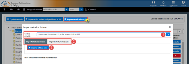 Come importare fatture emesse e ricevute con altri software?