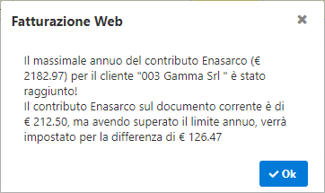 Come impostare un limite sul massimale del contributo Enasarco? - 3